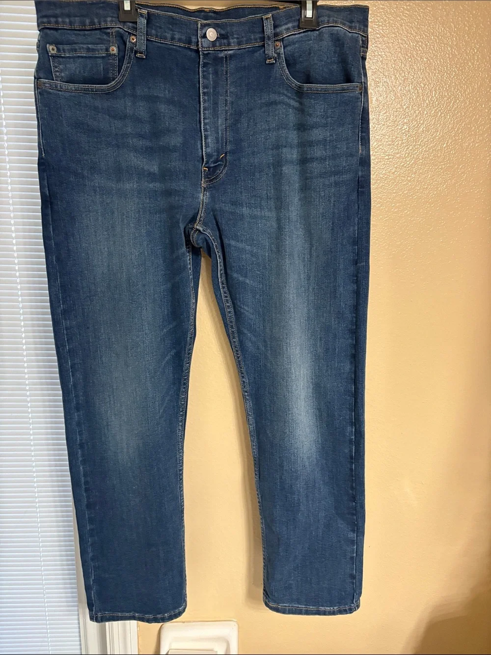 Levi's Men's Straight Leg Jeans in Blue Denim